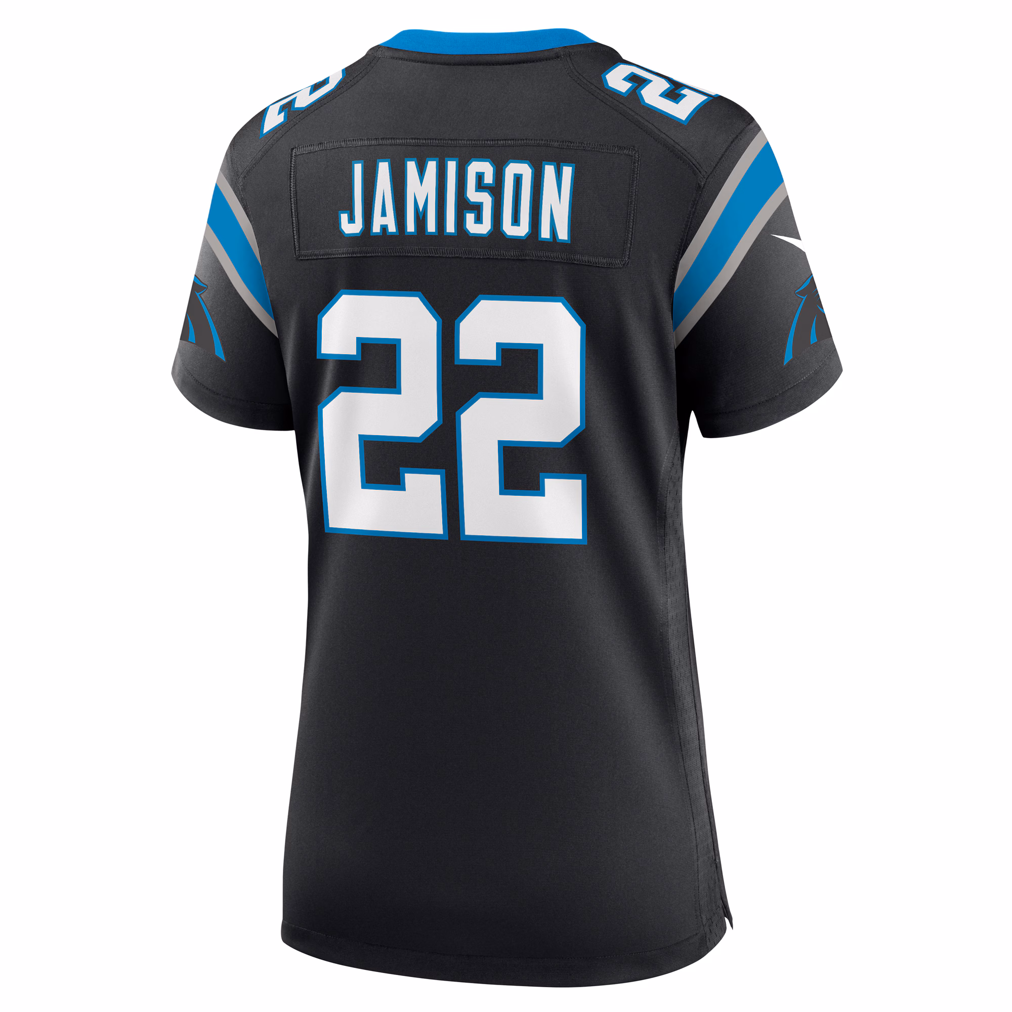 D'Shawn Jamison Carolina Panthers Women's Team Game Jersey - Black - Image 3