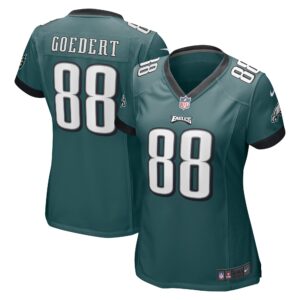 Dallas Goedert Philadelphia Eagles  Women's Game Jersey - Midnight Green
