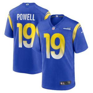 Brandon Powell Los Angeles Rams  Game Jersey - Royal
