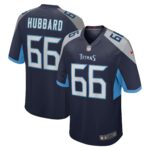 Chris Hubbard Tennessee Titans Team Game Jersey -  Navy