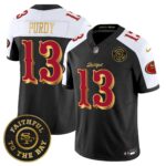 San Francisco 49ers Brock Purdy # 13 SF "Rivalries" Vapor Limited Jersey - Faithful To The Bay Patch - All Stitched