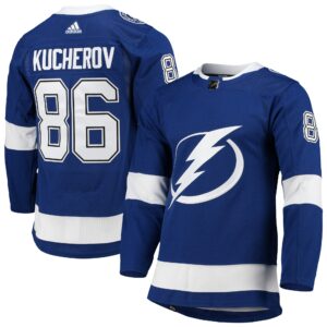Nikita Kucherov Tampa Bay Lightning  Home Primegreen Authentic Pro Player Jersey - Blue