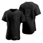 Men's Chicago Cubs #17 Kris Bryant Black  Flexbase Fashion Jersey
