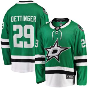 Jake Oettinger Dallas Stars Home Breakaway Player Jersey - Kelly Green