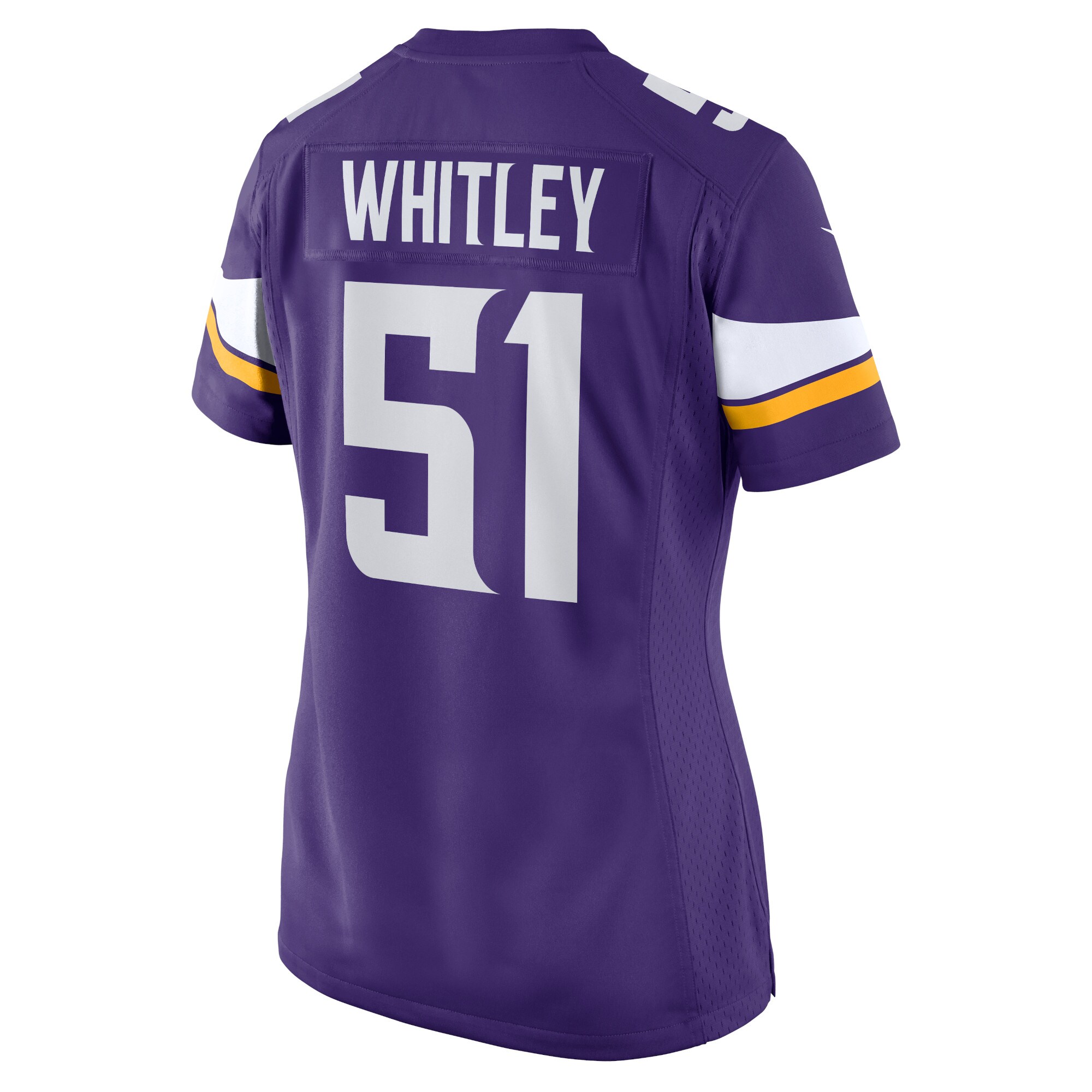 Benton Whitley Minnesota Vikings Women's Home Game Player Jersey - Purple - Image 3
