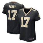 A.T. Perry New Orleans Saints Women's Team Game Jersey -  Black