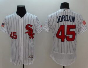 Chicago White sox #45 Michael  White(Black Strip) Fashion Stars And Stripes Flexbase Stitched Jersey