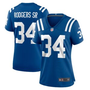 Isaiah Rodgers Indianapolis Colts  Women's Home Player Game Jersey - Royal