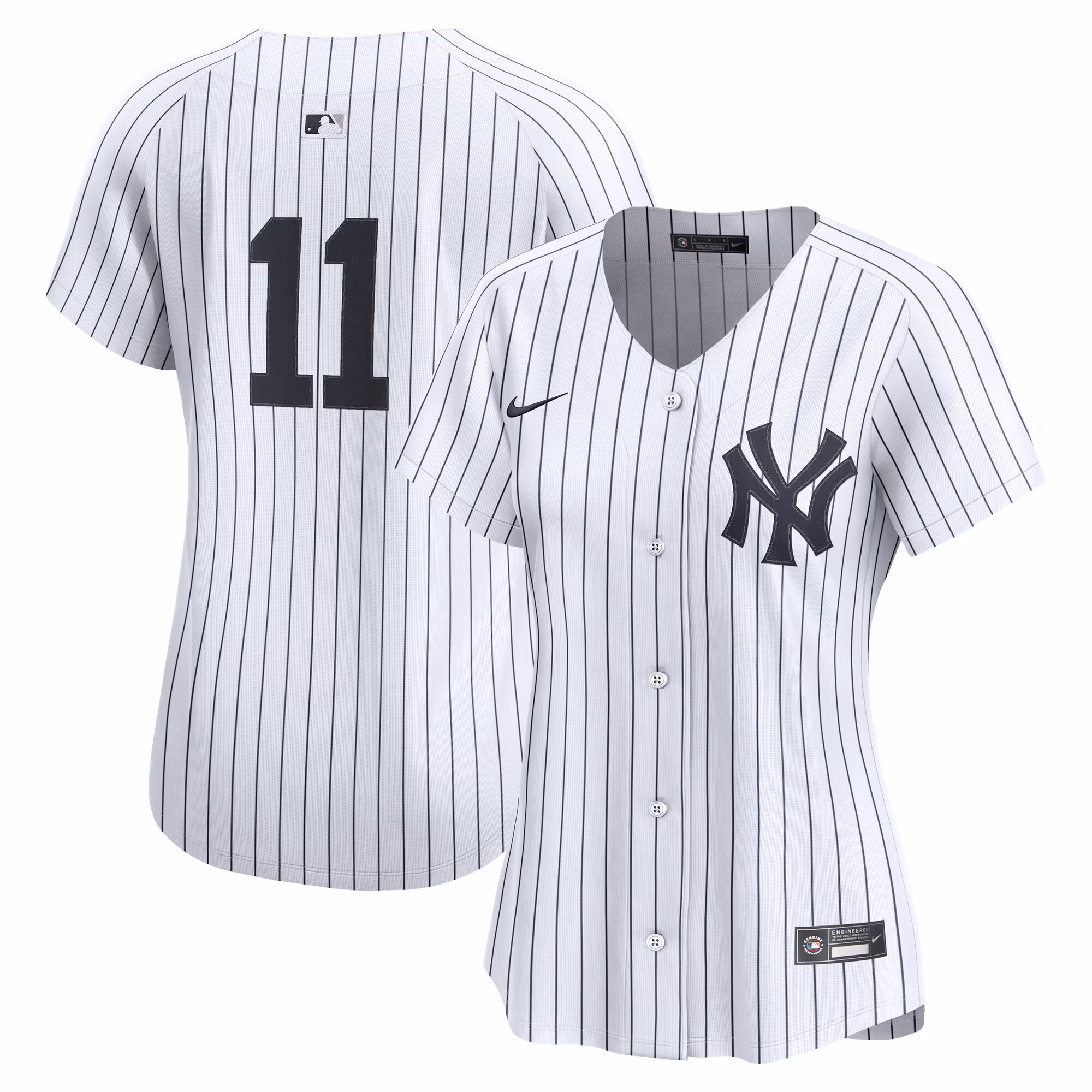 Women's New York Yankees Anthony Volpe #11 White Home Limited Player Jersey