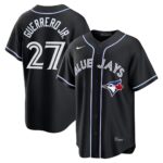 Vladimir Guerrero Jr. #27 Toronto Blue Jays Fashion Replica Out Jersey - Black