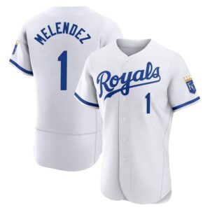 Men's MJ Melendez Kansas City Royals #1 White 2022 Home Jersey