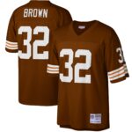 Jim Brown Cleveland Browns  Big & Tall 1963 Retired Player Replica Jersey - Brown