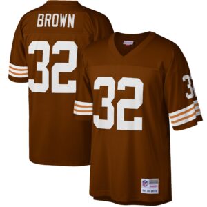 Jim Brown Cleveland Browns  Big & Tall 1963 Retired Player Replica Jersey - Brown