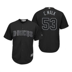 Arizona Diamondbacks Christian Walker C. Walk Black 2019 Players Weekend Jersey