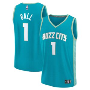 Youth Charlotte Hornets LaMelo Ball  Teal 2023/24 Fast Break Jersey - City Edition