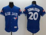 Toronto Blue Jays #20 Josh Donaldson Blue Fashion Stars And Stripes Flexbase Stitched Jersey