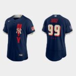 Men's New York Yankees #99 Aaron Judge Navy 2021 All-Star Game Jersey