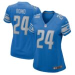 John Parker Romo Detroit Lions  Women's Team Game Jersey - Blue