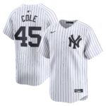 New York Yankees Gerrit Cole #45 White Home Limited Player Jersey