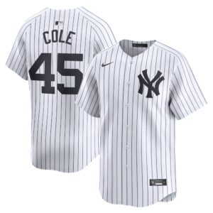 New York Yankees Gerrit Cole #45 White Home Limited Player Jersey