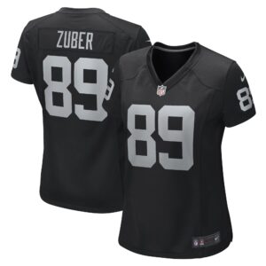Isaiah Zuber Las Vegas Raiders  Women's Game Player Jersey - Black