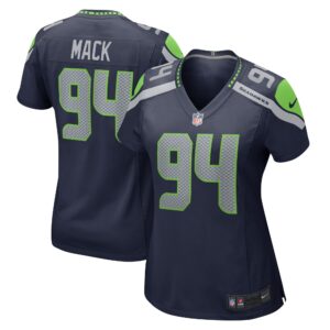 Isaiah Mack Seattle Seahawks  Women's Home Game Player Jersey - College Navy