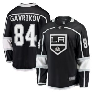 Vladislav Gavrikov Los Angeles Kings Home Breakaway Jersey - Black