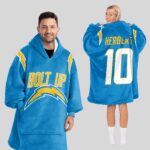 Adult Bolt Up 10 Los Angeles Football Unisex Blanket Hoodie
