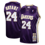 Men's Los Angeles Lakers Kobe Bryant  Purple Hall of Fame Class of 2020 #24 Authentic Hardwood Classics Jersey