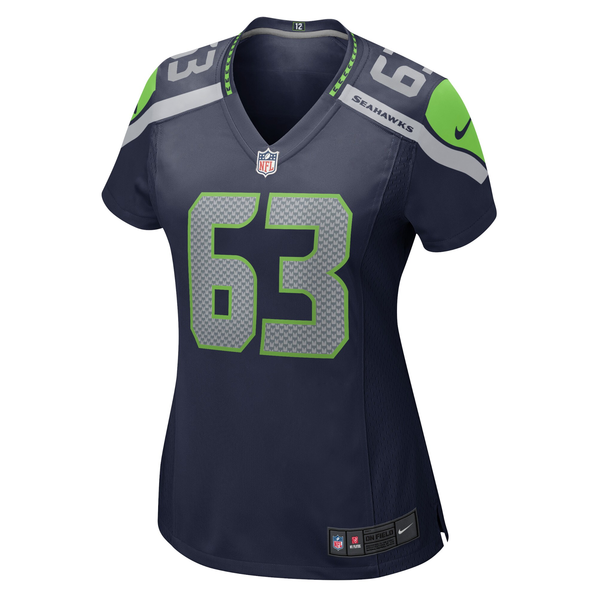 Austin Blythe Seattle Seahawks Women's Game Jersey - College Navy - Image 2