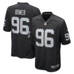 Tashawn Bower Las Vegas Raiders  Game Player Jersey - Black