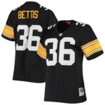 Jerome Bettis Pittsburgh Steelers  Women's 1996 Legacy Replica Jersey - Black