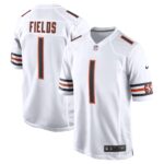 Justin Fields Chicago Bears  Player Game Jersey - White