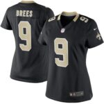 Drew Brees New Orleans Saints  Women's Player Game Jersey - Black