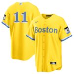 Men's Boston Red Sox Rafael Devers  Gold/Light Blue City Connect Replica Player Jersey