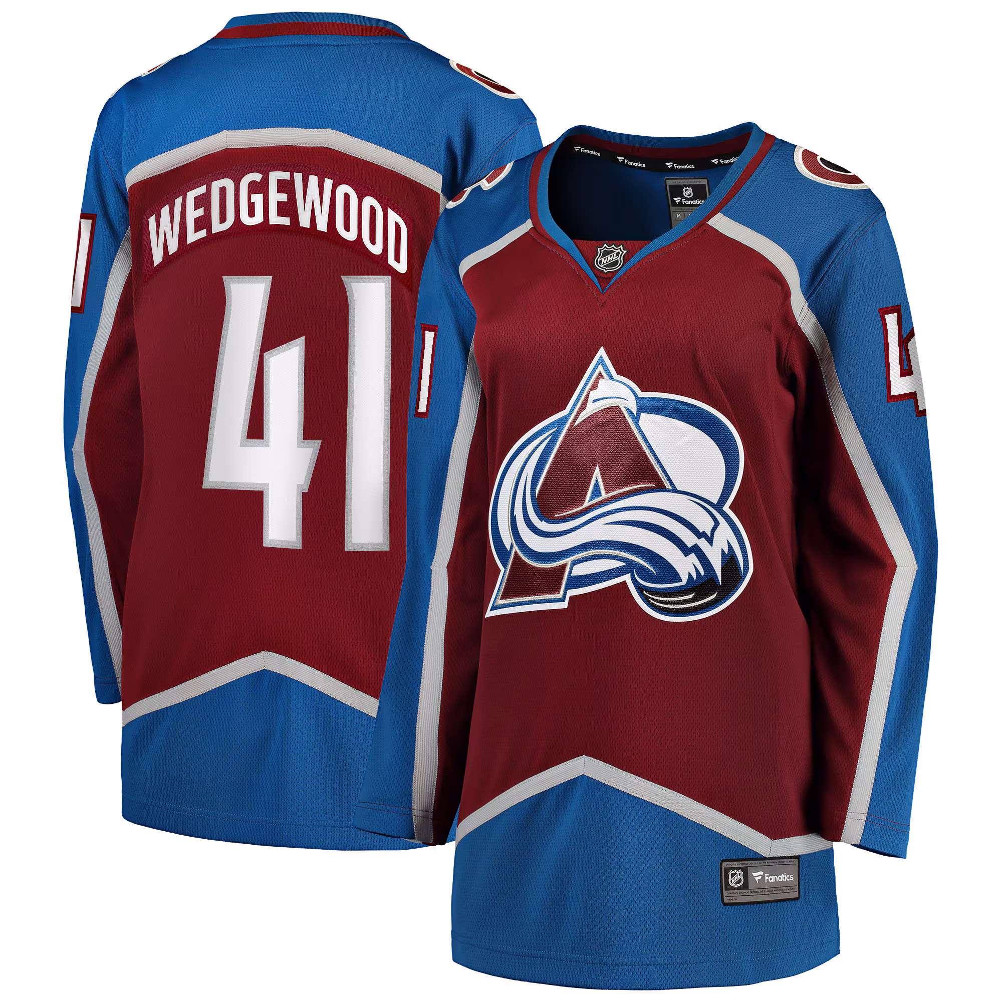Women's Colorado Avalanche Scott Wedgewood #41 Fanatics Burgundy Home Breakaway Jersey