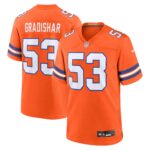 Randy Gradishar Denver Broncos Mile High Collection 1977 Throwback Retired Player Game Jersey - Orange