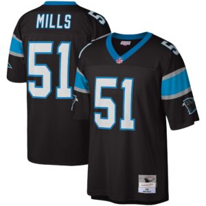 Sam Mills Carolina Panthers  Legacy Replica Jersey - Black
