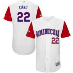 Team Dominican Republic #22 Robinson Cano White 2017 World Baseball Classic Stitched Jersey
