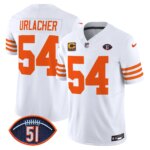 Brian Urlacher #54 Chicago Bears CHI Dick Butkus Patch Throwback Vapor Limited Jersey - All Stitched
