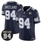 Dallas Cowboys #94 Marshawn Kneeland Memorial Patch Vapor Limited Jersey - All Stitched