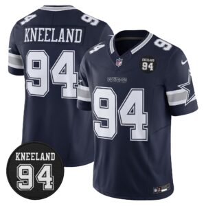 Dallas Cowboys #94 Marshawn Kneeland Memorial Patch Vapor Limited Jersey - All Stitched