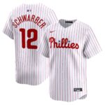 Philadelphia Phillies Kyle Schwarber #12 White Home Limited Player Jersey