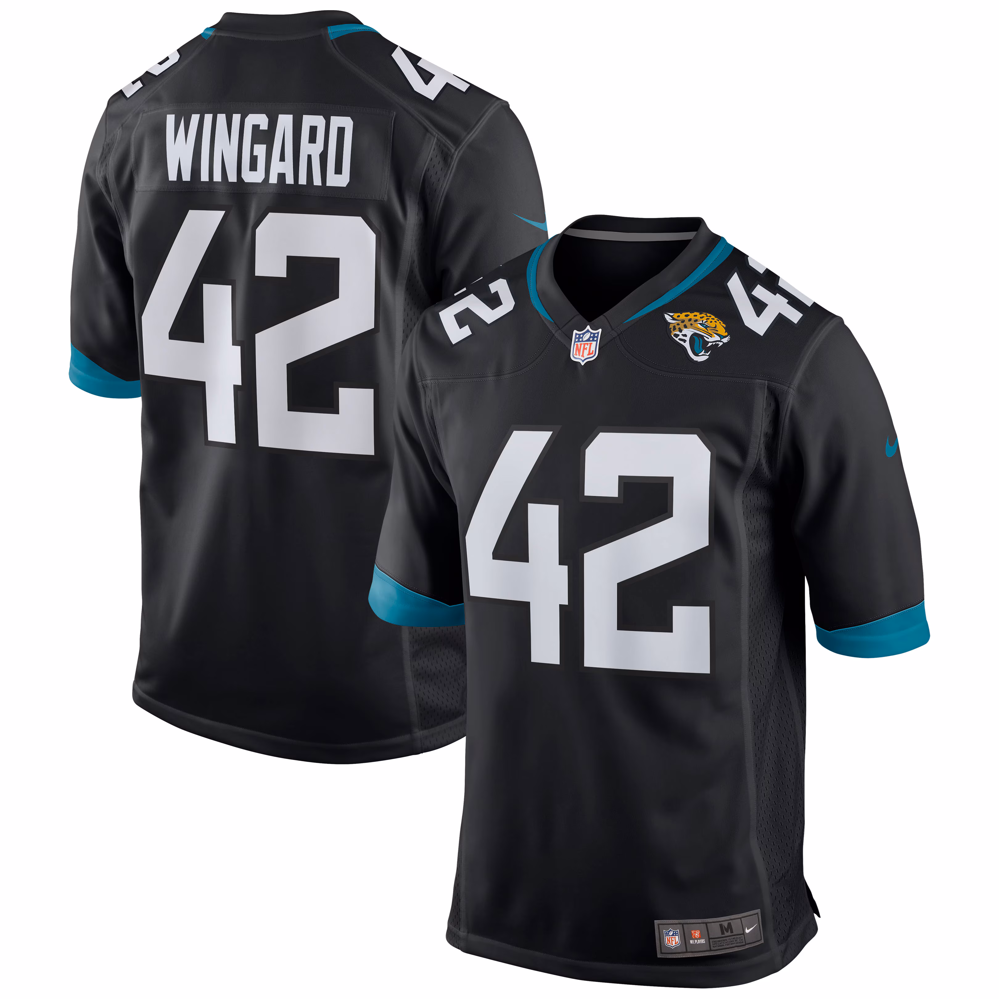 Andrew Wingard #42 Jacksonville Jaguars Alternate Game Jersey - Black