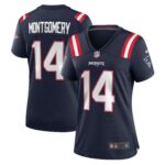 Ty Montgomery New England Patriots Women's Player Game Jersey - Navy