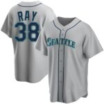 Men's Seattle Mariners #38 Robbie Ray Gray Road Jersey