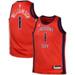 Zion Williamson New Orleans Pelicans  Youth Swingman Jersey - Red - Statement