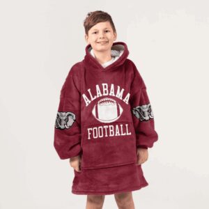 Kid 1 Alabama Football Unisex Blanket Hoodie