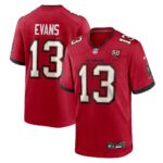 Mike Evans #13 Tampa Bay Buccaneers 50th Season Team Game Jersey - Red