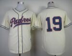 San Diego Padres #19 Tony Gwynn Cream 1948 Turn Back The Clock Stitched Jersey